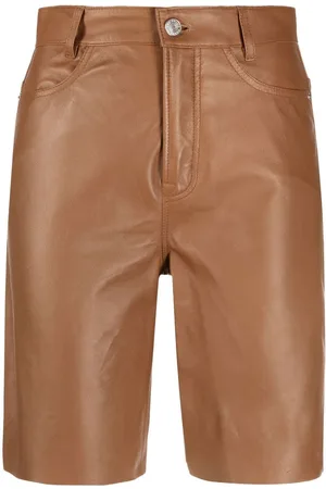 Frame Klassische Leder-Shorts