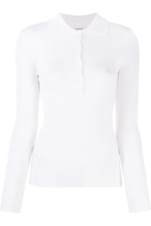 P.A.R.O.S.H. Leila Poloshirt aus geripptem Strick