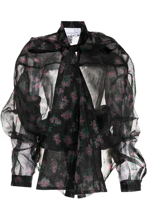 Natasha Zinko Semi-transparentes Hemd