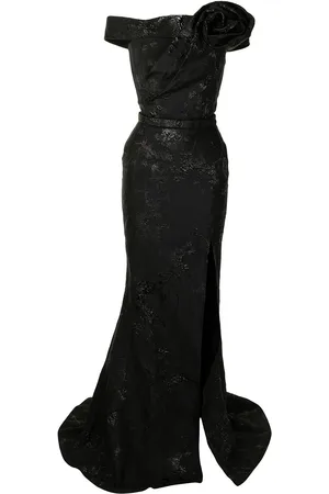 Saiid Kobeisy Schulterfreies Maxikleid