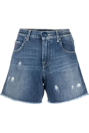 Jacob Cohen Jeans-Shorts im Distressed-Look