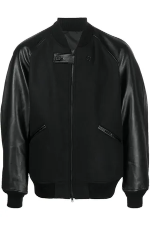 Y-3 Bomberjacke mit Kontrastärmeln