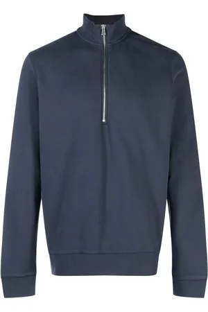 Sunspel Sweatshirt mit Reißverschluss