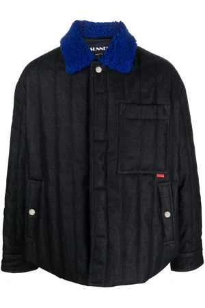 SUNNEI Gefütterte Jacke mit Kontrastkragen