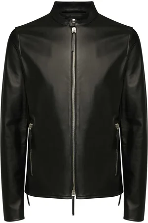 Giuseppe Zanotti Lederjacke mit Reißverschluss