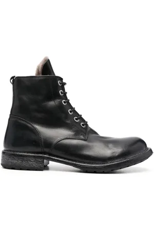 Moma Herren Stiefel - 35mm lace-up leather boots