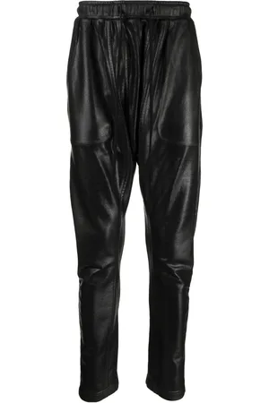 JULIUS Gerade Hose aus Faux-Leder