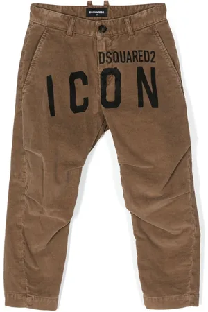Dsquared2 Cordhose mit Logo-Print