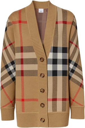 Burberry Cardigan mit Check