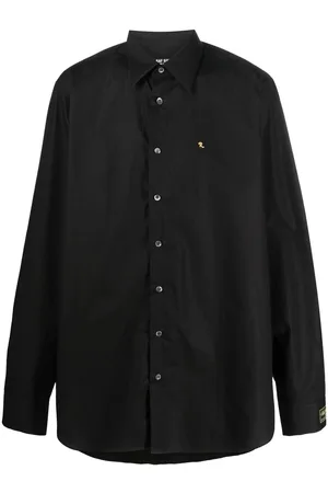 RAF SIMONS Hemd mit Logo-Stickerei