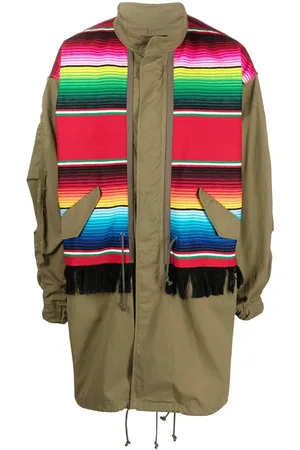 JUNYA WATANABE Midimantel mit Kontrasteinsätzen