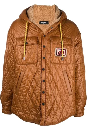 Dsquared2 Gesteppte Jacke mit Logo-Patch