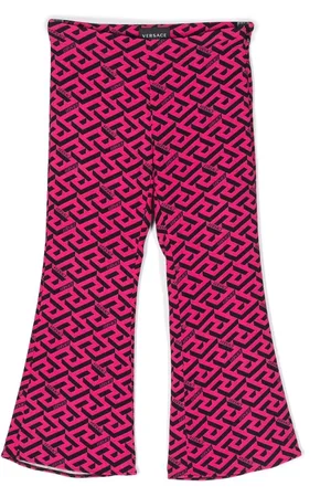 VERSACE Schlaghose mit Greca-Print