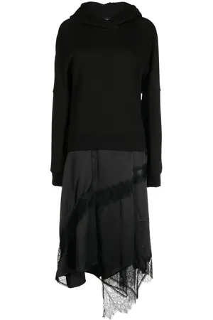 GOEN.J Midikleid mit Kapuze