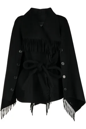 GOEN.J Mantel im Layering-Look