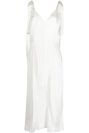 GOEN.J Midikleid mit V-Ausschnitt