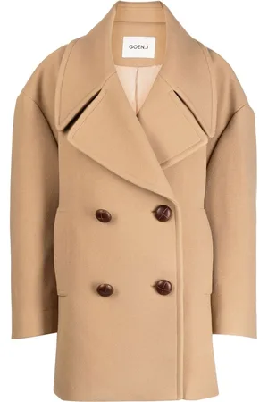 GOEN.J Doppelreihiger Oversized-Mantel