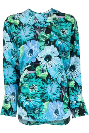 Stella McCartney Seidenbluse mit Blumen-Print