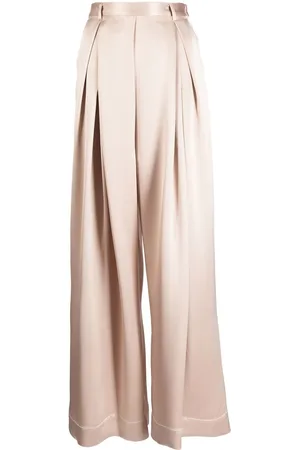 GOEN.J Wide-Leg-Hose mit Falten