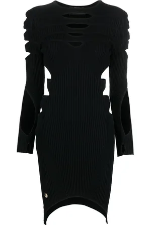 Philipp Plein Gestricktes Minikleid mit Cut-Out