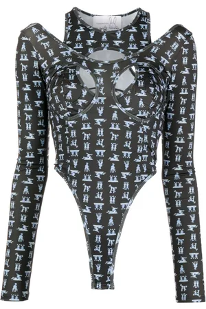 Natasha Zinko Body mit Cut-Outs