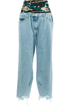 Natasha Zinko Jeans mit ausgefranstem Saum