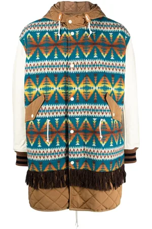JUNYA WATANABE Kapuzenparka mit grafischem Print