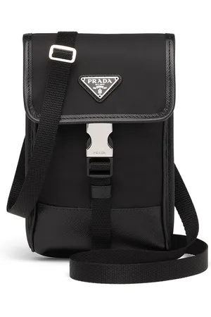 Prada Umhängetasche mit Logo-Schild