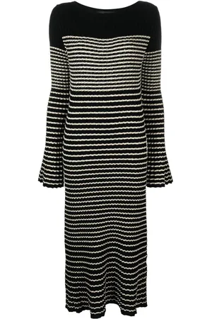 Proenza Schouler Gestreiftes Midikleid