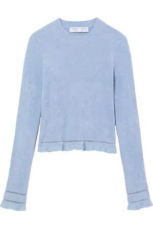 Proenza Schouler Cropped-Pullover mit Chenille-Struktur