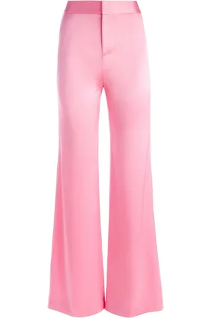 ALICE+OLIVIA Deanna Palazzohose mit Satin-Finish
