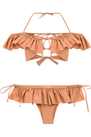 AMIR SLAMA Bikini mit Rüschen