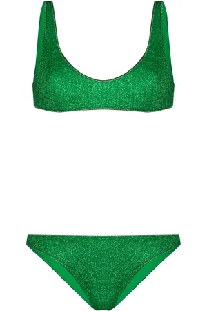 Oseree Bikini mit Metallic-Effekt