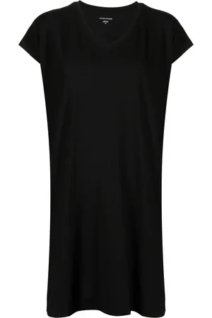 Eileen Fisher Minikleid mit kurzen Ärmeln