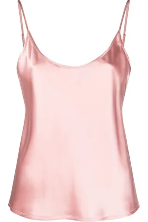 La Perla Damen Unterhemden & Unterziehshirts - Silk scoop-neck camisole