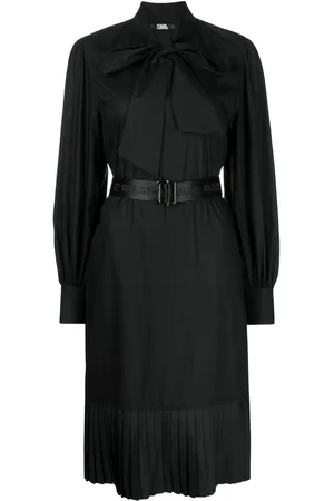 Karl Lagerfeld Damen Freizeitkleider - Bow-collar shirt dress