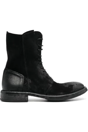 Moma Damen Stiefel - Polacco worn-effect leather boots