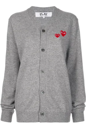 Comme des Garçons Cardigan mit Herz-Patch