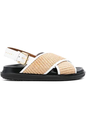 Marni Fußbett Slingback-Sandalen