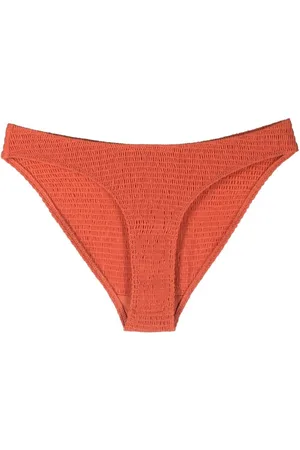 Totême Smocked-finish bikini bottoms