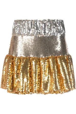 Paco rabanne Gestufter Minirock
