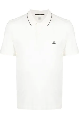 C.P. Company Poloshirt mit Logo-Stickerei