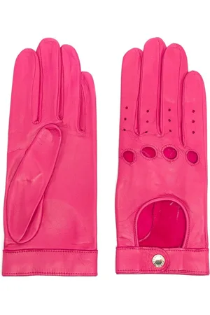 AGNELLE Damen Handschuhe - Cut-out leather driving gloves
