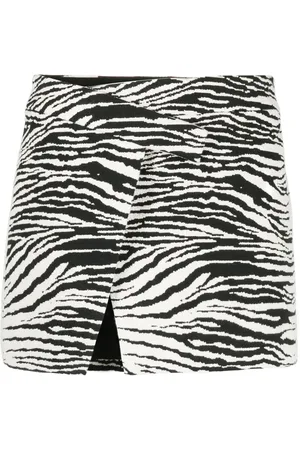 The Attico Clow Minirock mit Zebra-Print
