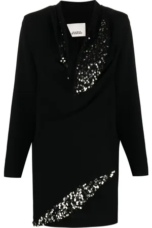 Isabel Marant Langärmeliges Kleid mit Pailletten
