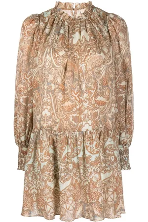 ULLA JOHNSON Minikleid mit Blumen-Print