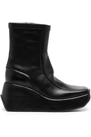 RAF SIMONS Damen Stiefel - Square-toe wedge boots
