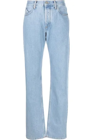 The Attico Gerade High-Rise-Jeans