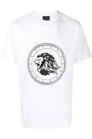 BILLIONAIRE T-Shirt mit geflocktem Logo