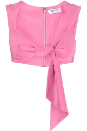 The Attico Cropped-Strickoberteil